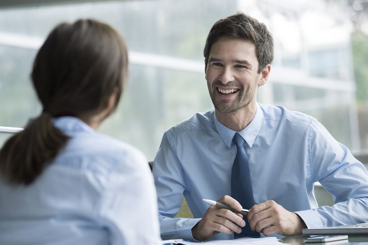 HR Manager Interviewing a Job Candidate